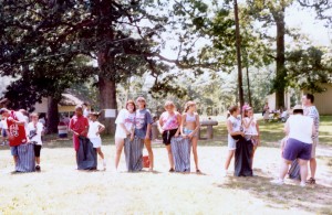 The Three-Legged Sac Race
