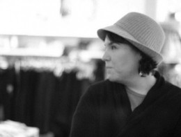 Andrea_hat Andrea wearing one of her favorite hats, a fedora. Different writing styles are comparable to different types of hats.