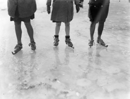 skates Photo by Nationaal Archief via Flickr.com | Lacing up some old skates and a taking few laps around the pond can help burn extra holiday calories.