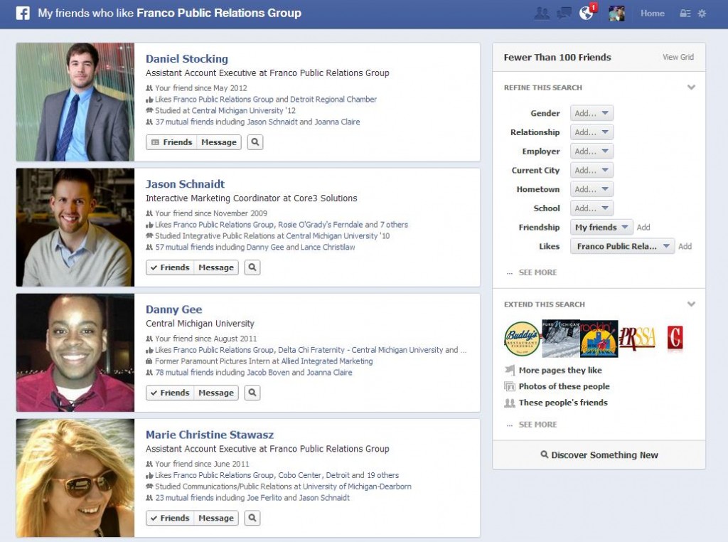 Graph Search Franco