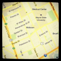 GY Midtown Detroit Map GY Midtown Detroit Map