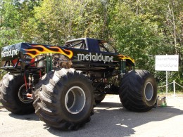 Monster Truck The company monster truck prepares to “crush the competition."