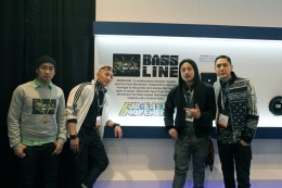 Far East Movement DJ Virman (left to right) Prohgress, J-Splif and Kev Nish held a meet-and-greet at the Consumer Electronics Show.