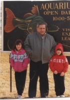 Tina Kozak, circa 1987 Tina Kozak, circa 1987, with her grandpa and sister at the Belle Isle aquarium.
